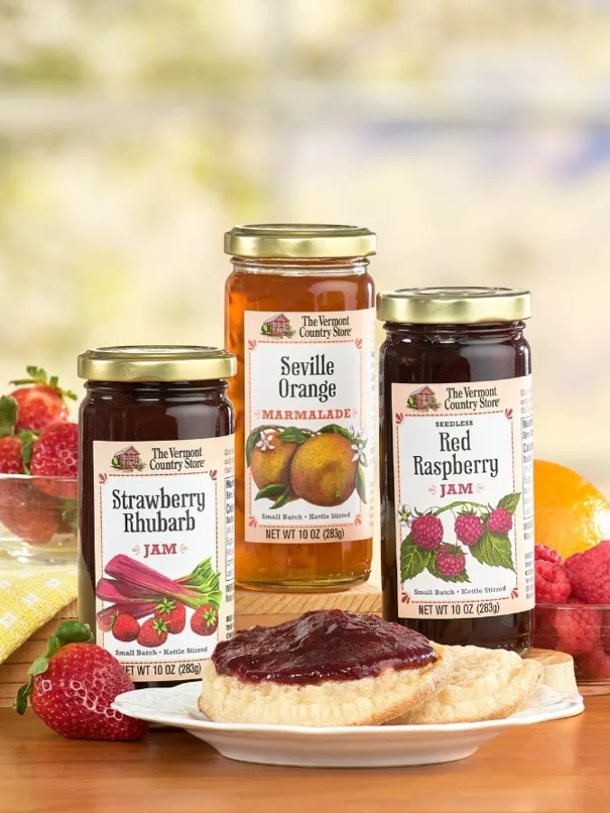 Vermont Country Store Small-Batch Jams, Jellies, and Marmalades, 10 Ounce Jar