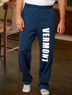 Vermont Elastic-Cuff Sweatpants