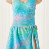 V-Neck Maillot With Separate Sarong