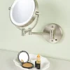 Wall Mount Cordless LED Lighted Makeup Mirror