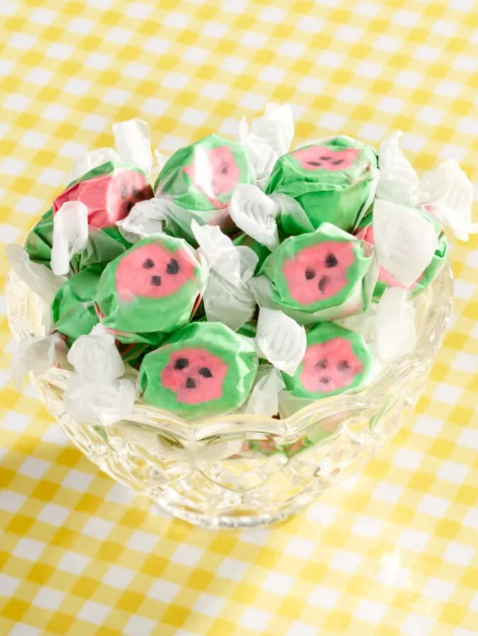 Watermelon Saltwater Taffy, 20 Ounce Bag
