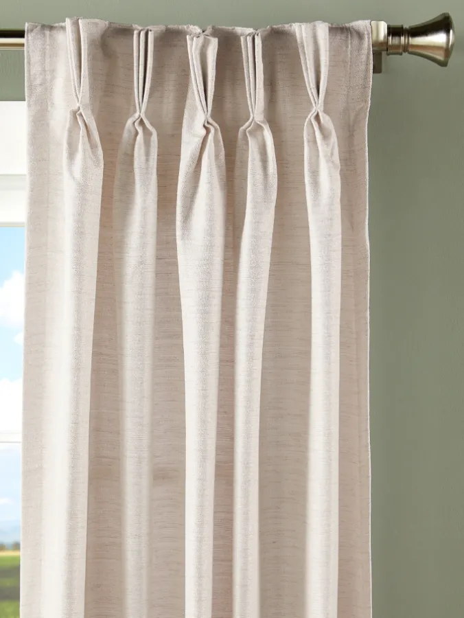 Westminster Estate Lined 50 Inch Pinch Pleat Curtains With Back Tabs