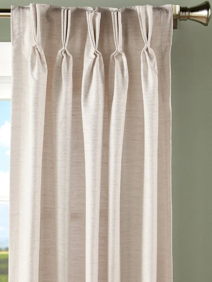 Westminster Estate Lined 100 Inch Pinch Pleat Curtains With Back Tabs