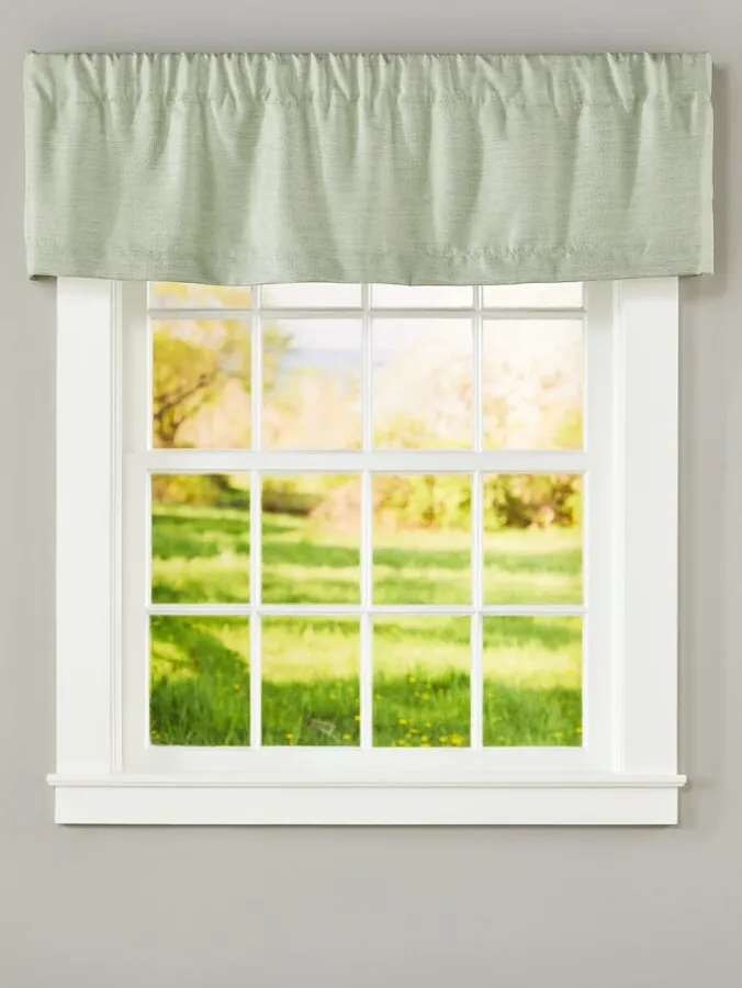 Westminster Estate Lined Rod Pocket Tailored Valance