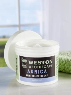 Weston Apothecary Arnica Pain Relief Cream, 4 Ounce Jar