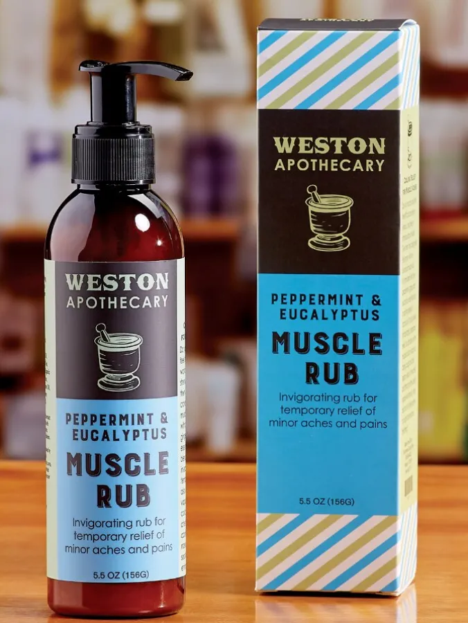 Weston Apothecary Peppermint and Eucalyptus Muscle Rub
