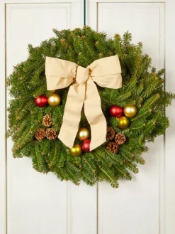 Weston Green Balsam Christmas Wreath, 24 Inch