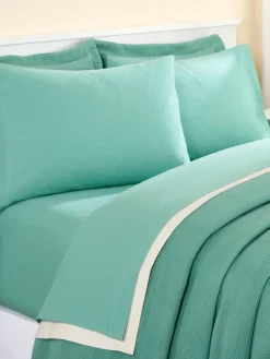 Weston Solid Color Portuguese Cotton Flannel Sheet Set
