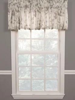 Whispering Hydrangea Rod Pocket Tailored Valance