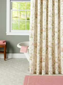 Whispering Hydrangea Shower Curtain