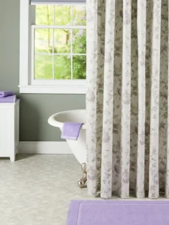 Whispering Hydrangea Shower Curtain