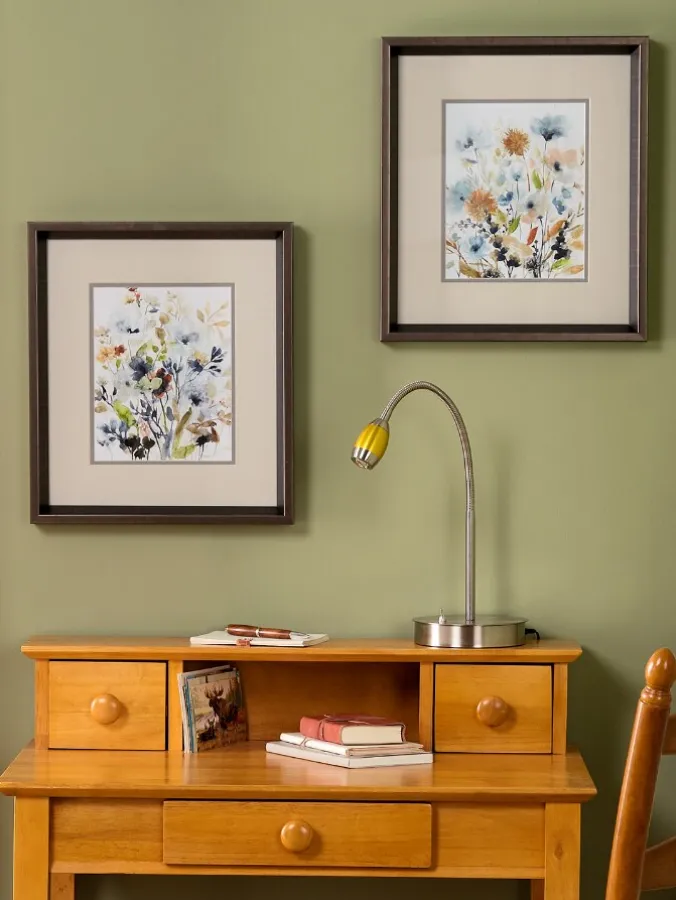 Wildflower Meadow Art Print, Set of 2
