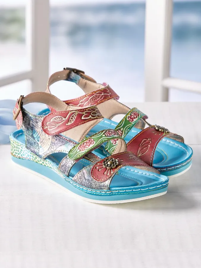 Women's Artisan Adjustable Strap Sandal