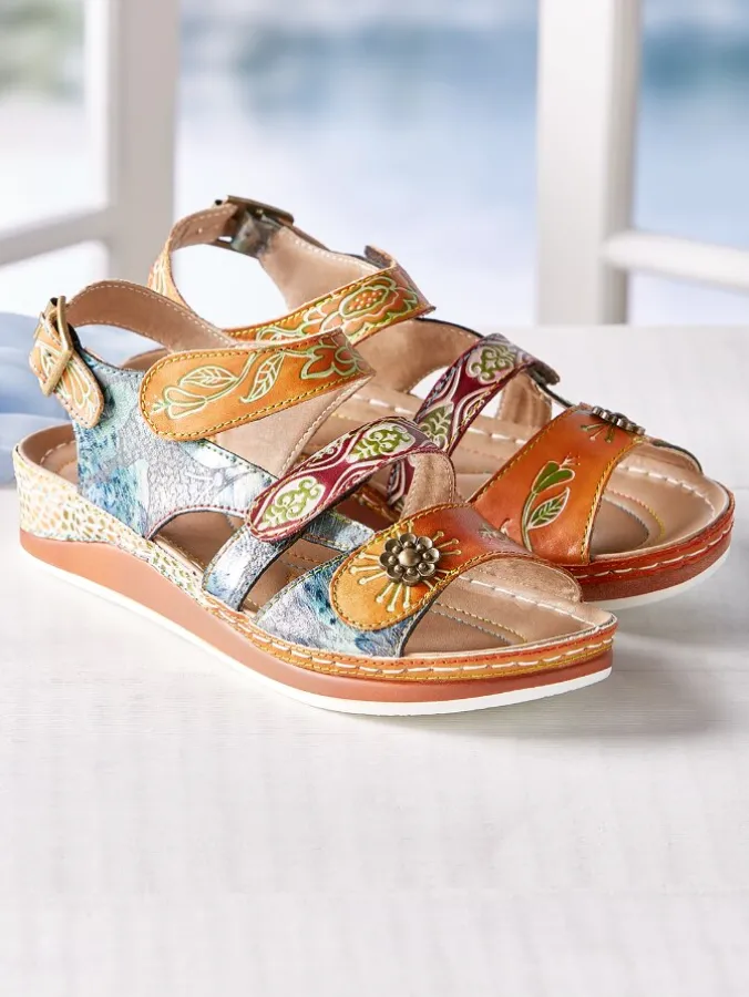 Women's Artisan Adjustable Strap Sandal