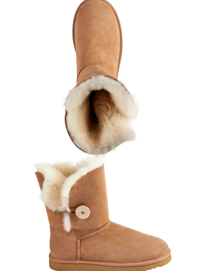 Women's Australian Shearling Tall Bootie Slippers