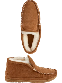 Women's Australian Shearling Boot Moc Slippers