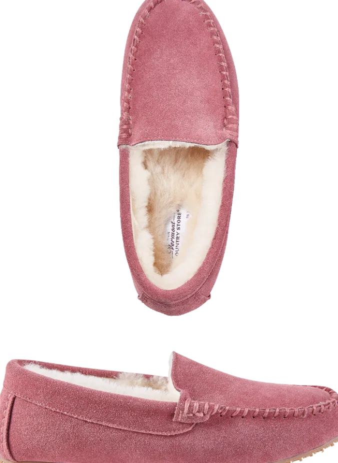 Women's Australian Shearling Slip-On Moccasins