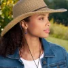 Women's Big Brim Woven Sun Hat