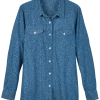 Women's Botanical Beauty Printed Chambray Shirt