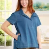 Women's Chambray Popover Tunic