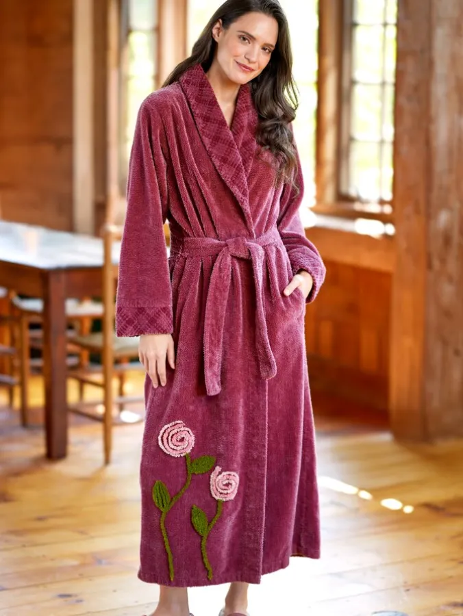 Women's Chenille Garden Slumber Robe