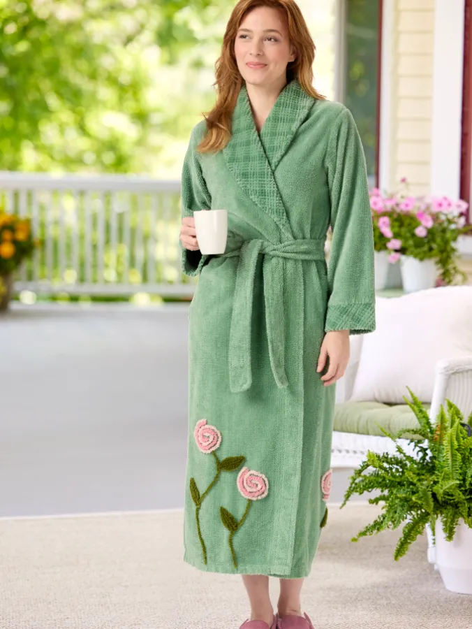 Women's Chenille Garden Slumber Robe