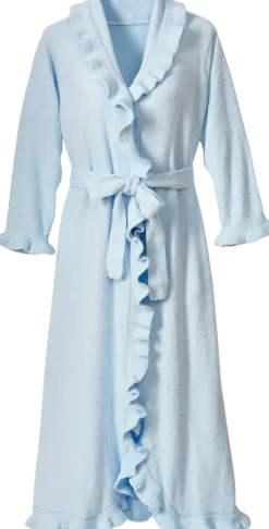 Women's Chenille Ruffle Robe