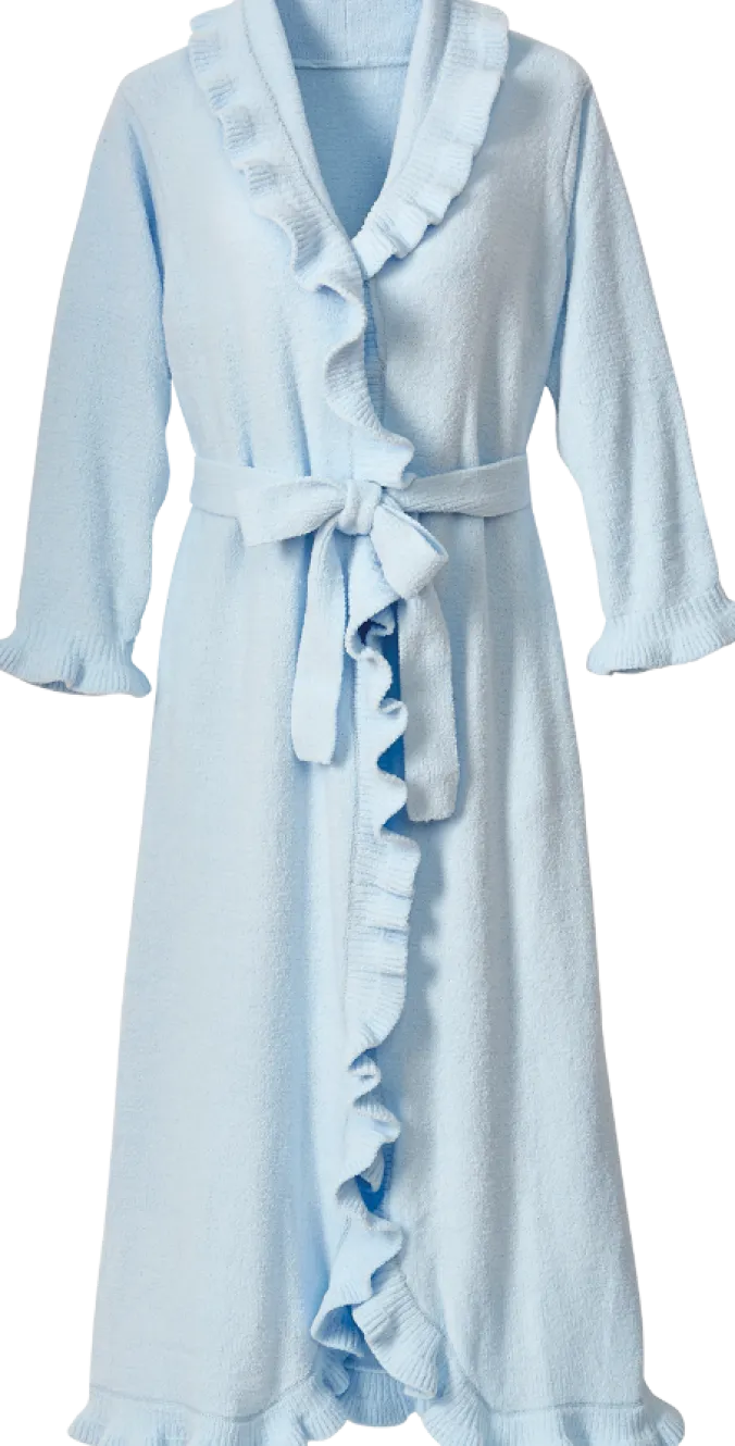 Women's Chenille Ruffle Robe