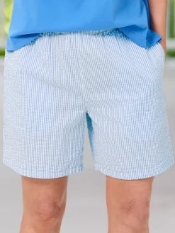 Women's Classic Cotton Seersucker Pajama Shorts