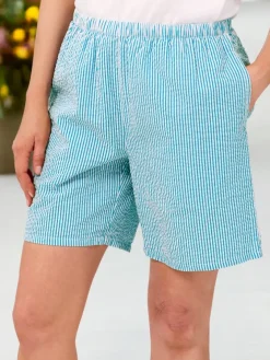 Women's Classic Cotton Seersucker Pajama Shorts