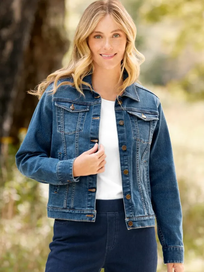 Women's Classic Denim Jean Jacket