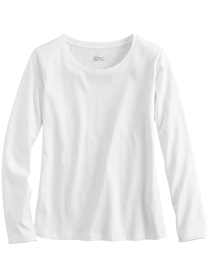 Women's Classic Long-Sleeve Cotton Tee
