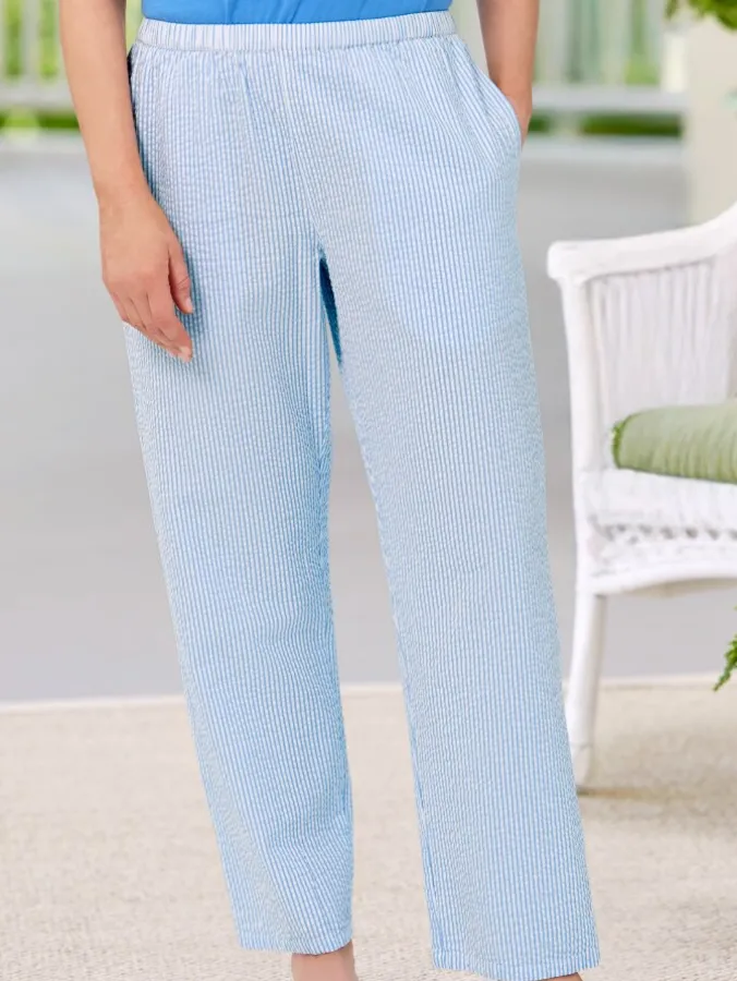 Women's Classic Seersucker Pajama Pants