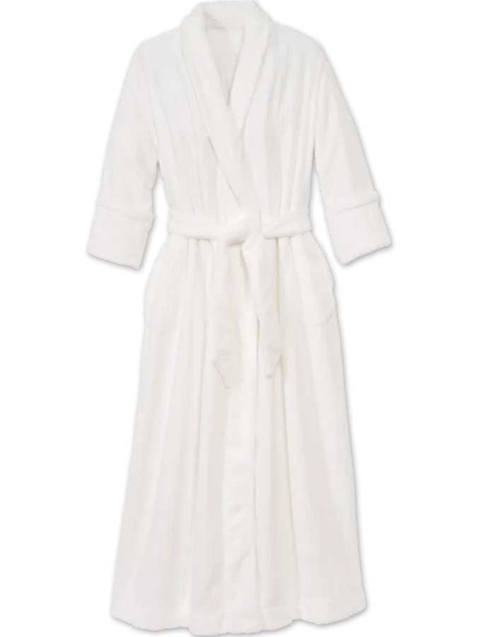 Women's Cloud Fleece Robe With 3/4 Sleeves