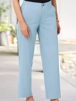 Women's Comfort Waist Chambray Pull-On Pants