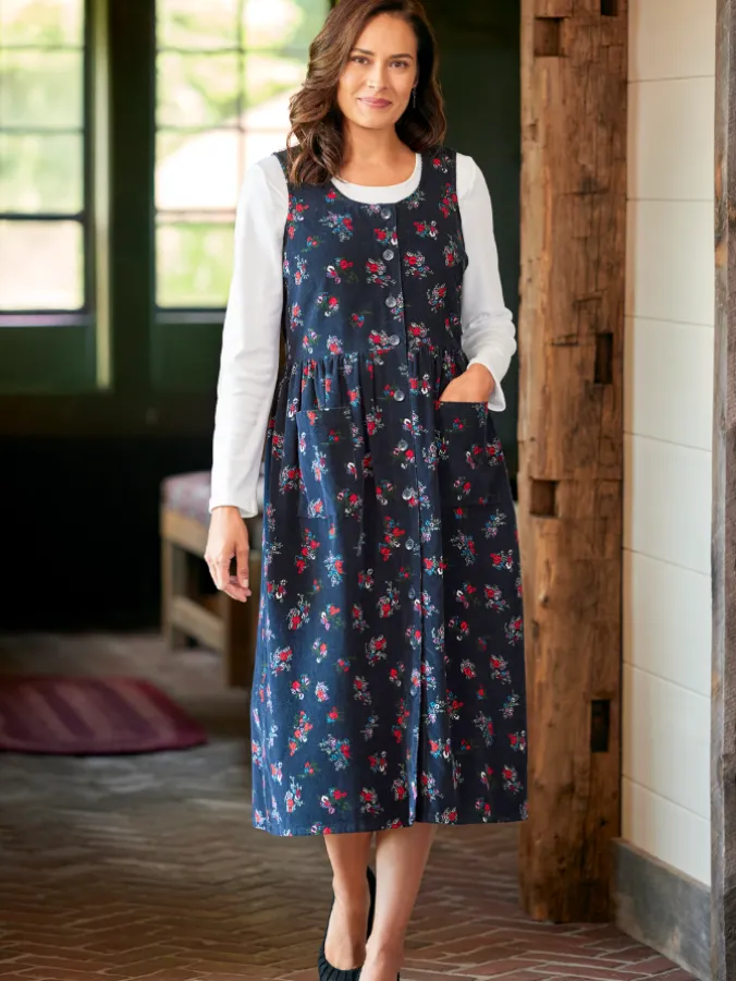 Women's Cotton Corduroy Jumper