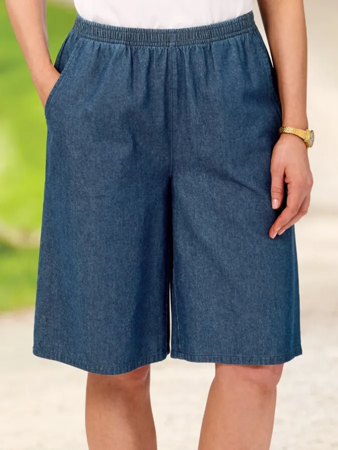 Women's Denim Walking Shorts