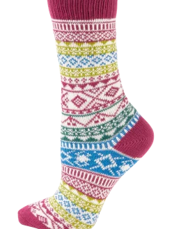 Women's Fair Isle Sock Trio Gift Set