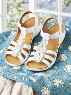 Women's Flex Step Floral Slingback Sandals
