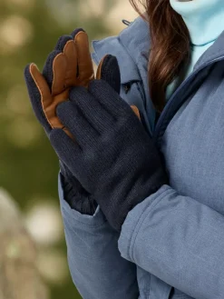 Women's Frost Fighter Wool Ragg Gloves With Leather Palms