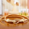 Women's Gold Stretch Chain Dress Belt