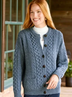 Women's Irish Wool Timeless Cardigan