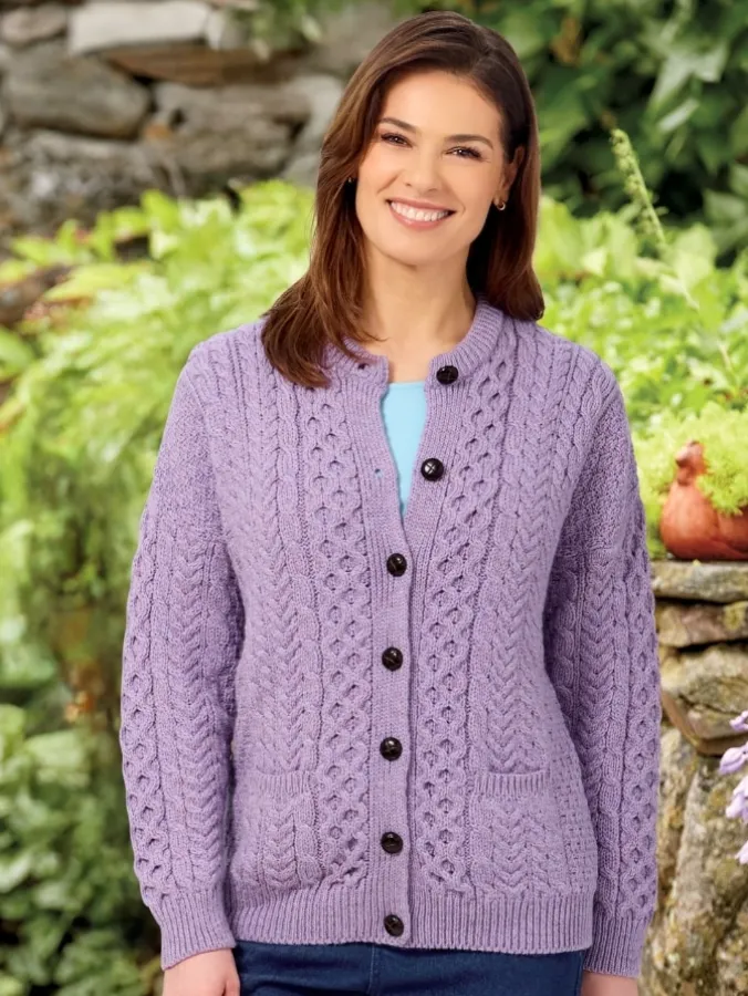 Women's Irish Wool Timeless Cardigan