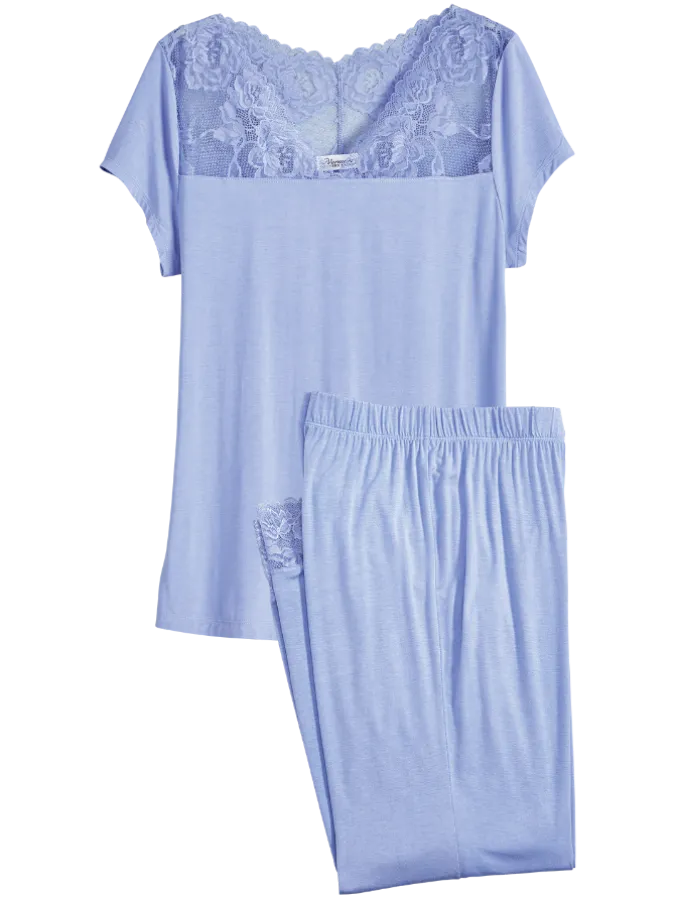 Women's Lace Knit Pajamas
