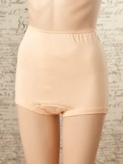 Women's Long-Torso Cotton Briefs With Cotton Leg Bands, 3 Pairs