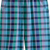 Women's Madras Cotton Bermuda Shorts