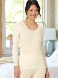 Women's Merino Wool Thermal Long Underwear Top