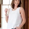 Women's Pima Cotton Sleeveless Tank Top