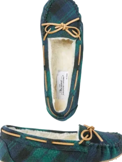 Women's Plaid Cabin Moccasins