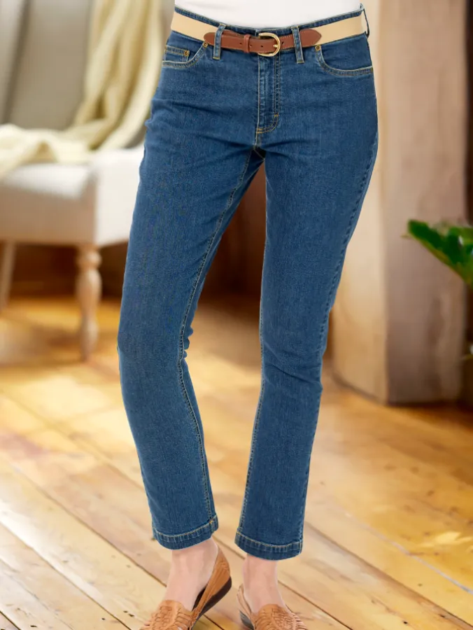 Women's 5-Pocket High-Rise Denim Jeans
